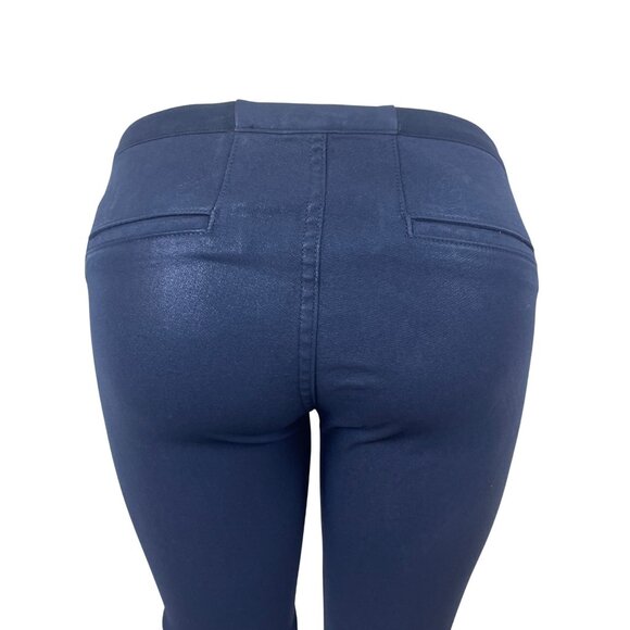 Helmut Lang Women’s Dark Grey Tencel Cotton Pants Slim Fit Stretch Size 28 - Picture 5 of 8